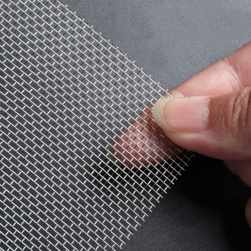 Malla mesh de acero inoxidable tejida