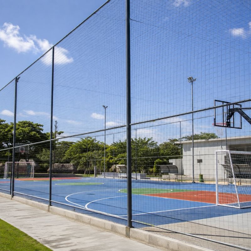 Malla nylon para cancha deportiva en Barranquilla